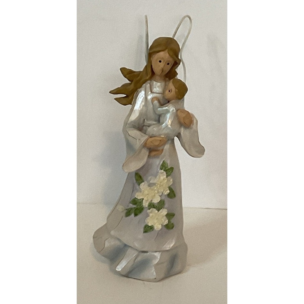 Angel Accents Tender Love Magnolia Angel with Baby 7 in #71465 Wire Wing B2-2328